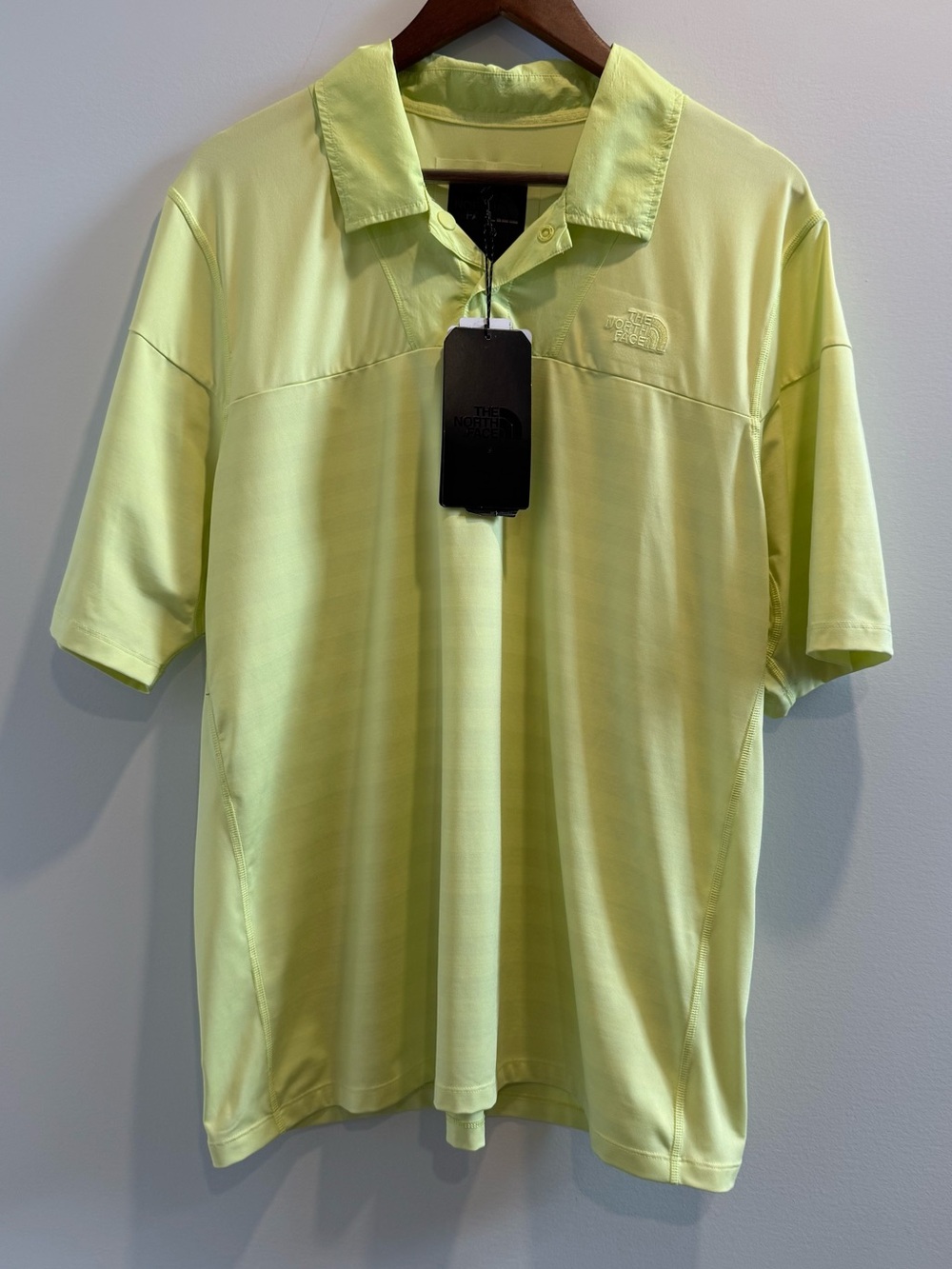 The North Face Men’s Short Sleeve Polo — Light Lime